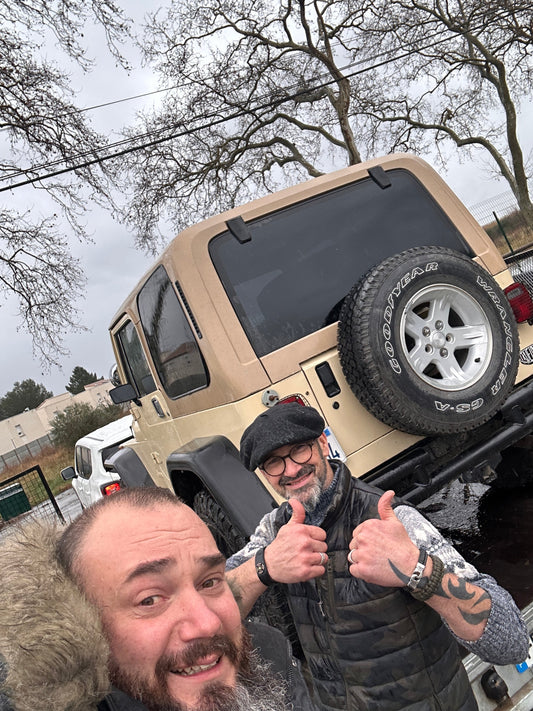 Jurgen et sa Jeep Wrangler